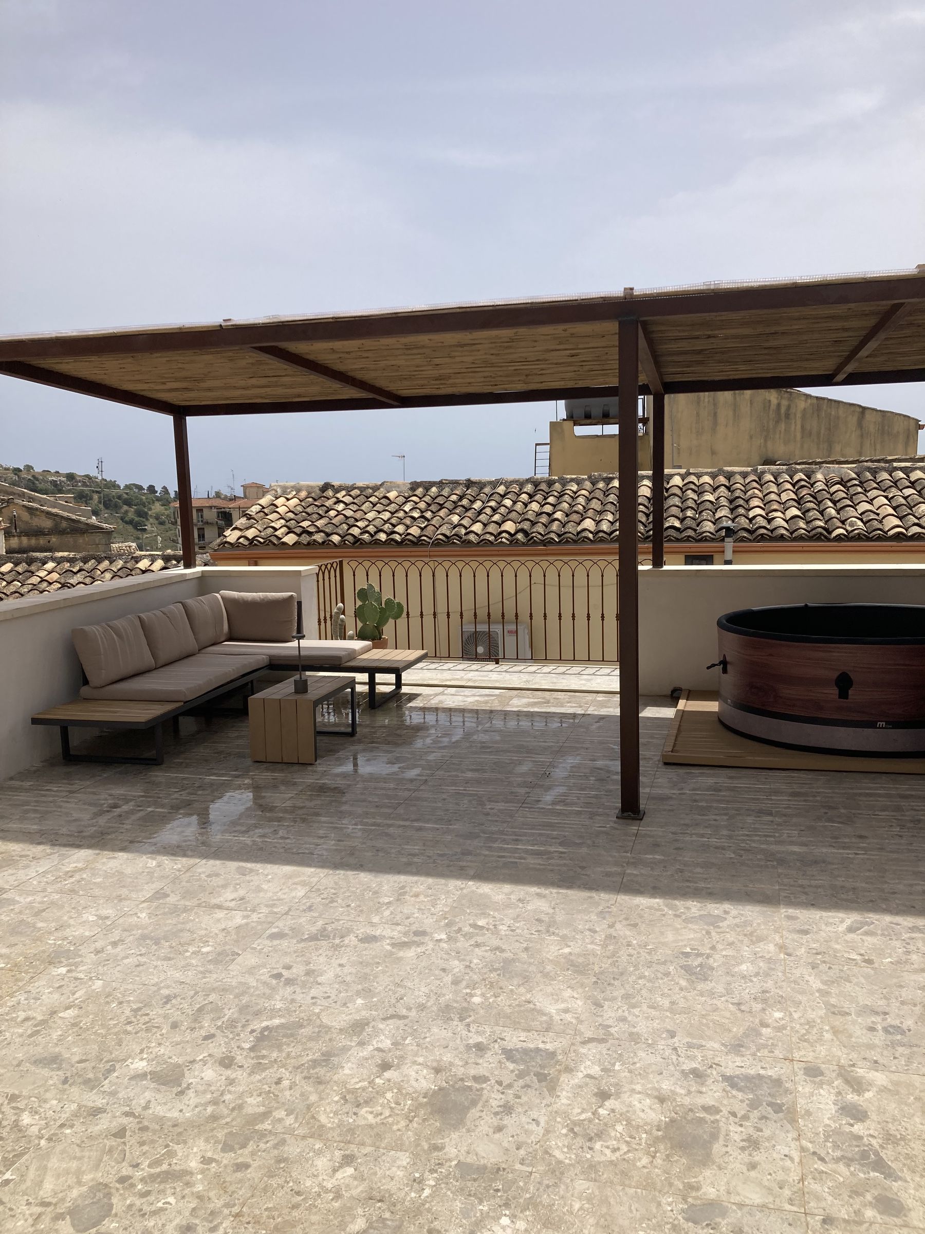 La terrazza panoramica di Casa Fioraliso a Noto